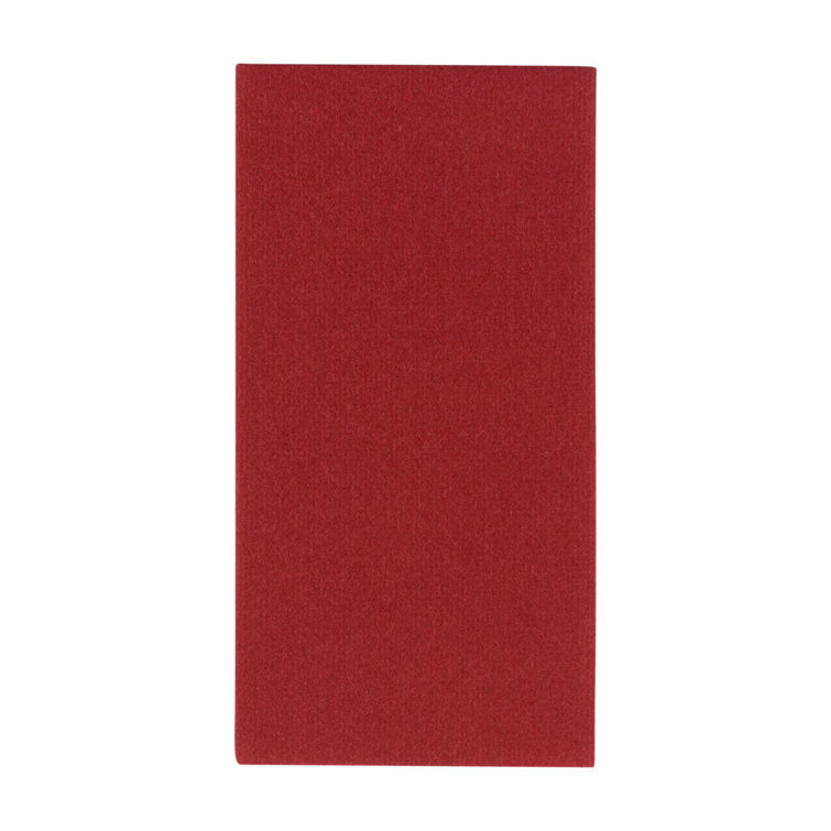 Ecoquality Cranberry Red Cloth Like Disposable Bathroom Hand Towels